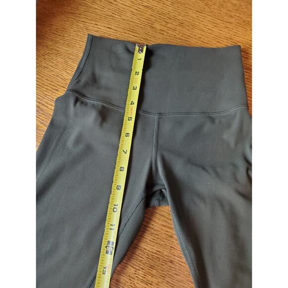 Lululemon 2 Align Leggings Nulu 21 Inch High Rise Lightweight Olive GREEN - Picture 7 of 9